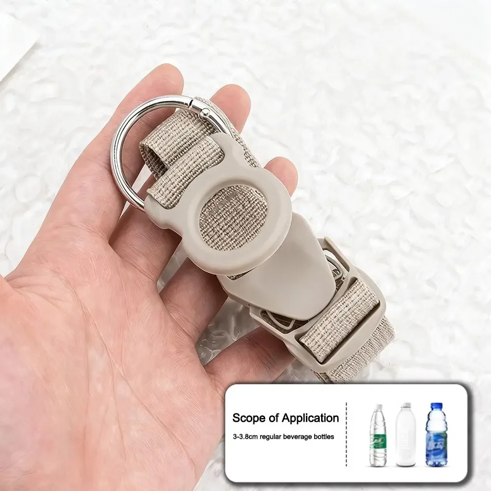 Sangle de bagage réglable en nylon avec boucle de verrouillage anti-perte, ceinture de fixation multifonctionnelle pour bagages