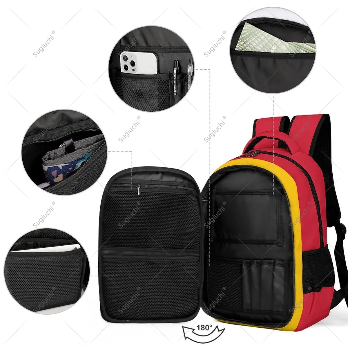 sac à dos espana espagne 2026 champions, sac d'école pour étudiant, sac à dos intelligent pour affaires, voyage et loisirs, sac à dos pour ordinateur portable, sac de travail de bureau