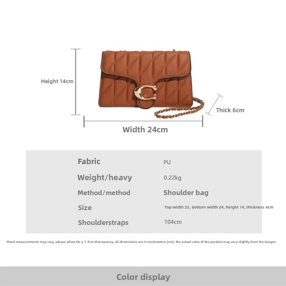nouveau sac à bandoulière pour femme 2026, style européen, motif losanges, luxe léger