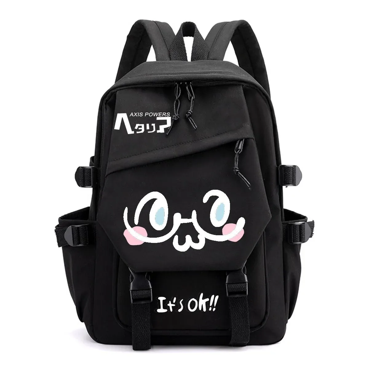 sac à dos axis power hetalia sac à dos d'école pour étudiants, imprimé de dessins animés mignons, léger, grande capacité, pour hommes et femmes, sacs à dos de voyage
