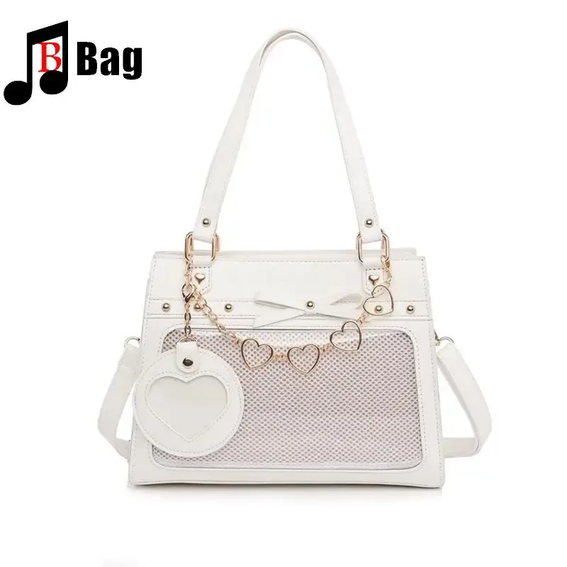 sac d'uniforme de cosplay japonais lolita jk pour femmes, magnifique sac à bandoulière, sac à bandoulière portable, sacs ita pour sous-culture