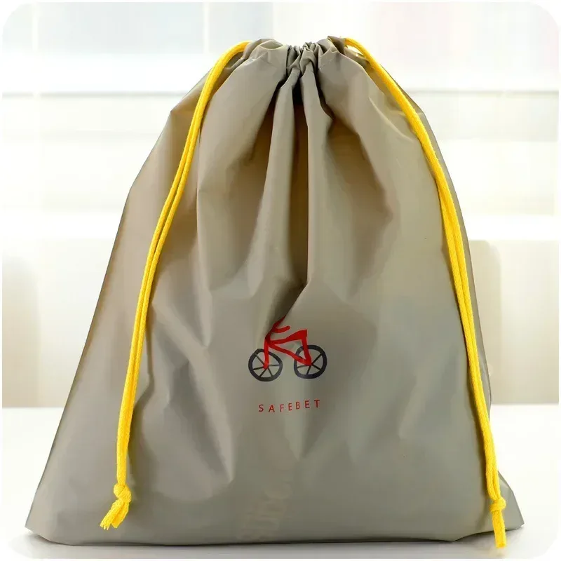 sac de rangement en nylon imprimé de dessin animé, étanche, poudres wstring de proximité, multifonctionnel, portable, durable, chaussures, sous-vêtements, sac de voyage, 1 pièce