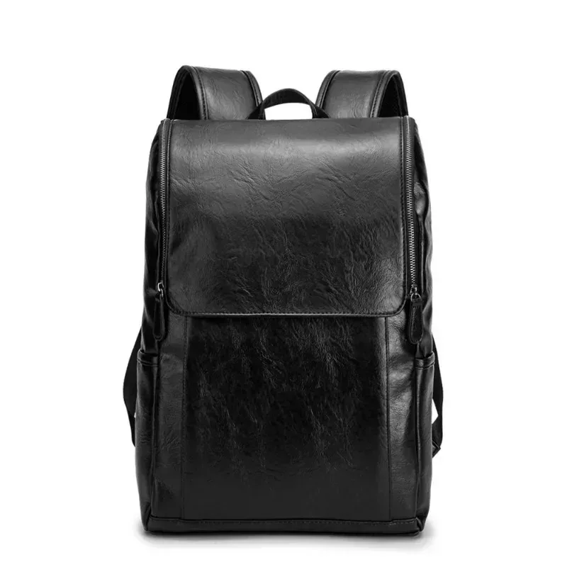 sac à dos monochrome pour homme, cartable étudiant décontracté, sac à dos carillon, design simple, sac de voyage étanche extérieur