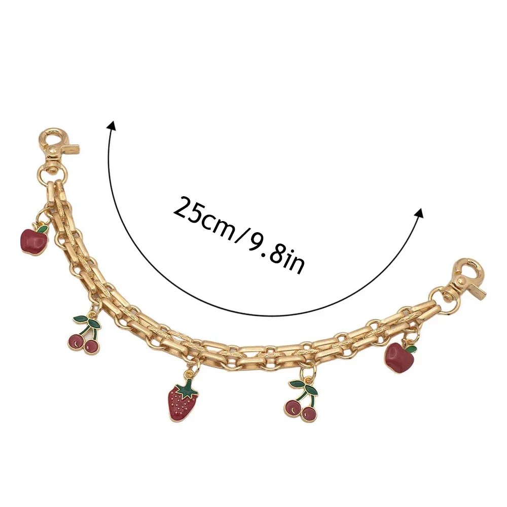 sac en fleurs de cerisier, pendentif, chaîne, nœud en forme de cœur, émail, breloque pour téléphone, chaîne, sangle d'extension, accessoires de sac à bandoulière