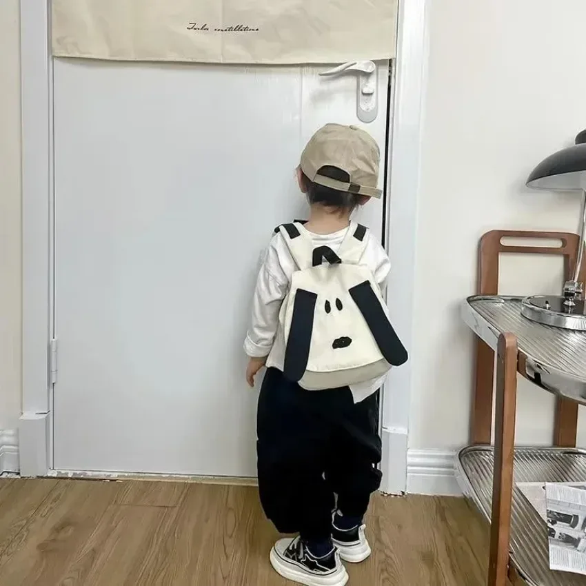 1 pièces sac à dos dessin animé chien mignon garçons et filles mode toile sac de voyage