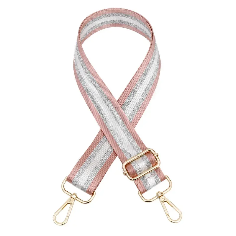deepeel – sacs à bandoulière pour femmes, sangle de couleur argent soie 80 ~ 3.8cm, sangles réglables, remplacement à une épaule, accessoires de sac à bandoulière, 130cm