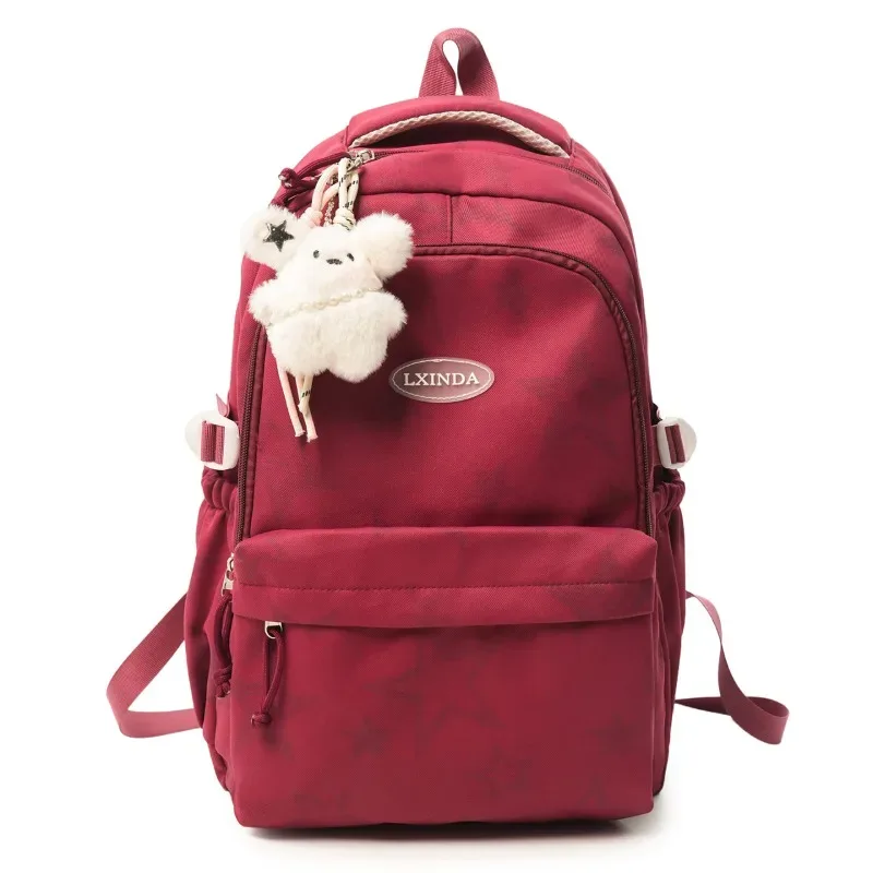 sac à dos scolaire grande capacité pour filles, tendance et esthétique, pour l'université, sac à dos pour ordinateur portable, mochilas escolares