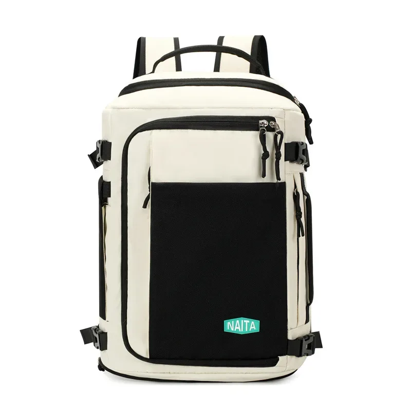 sac de sport et de voyage unisexe grande capacité extensible avec compartiment à chaussures et pochette indépendante pour ordinateur portable en nylon décontracté