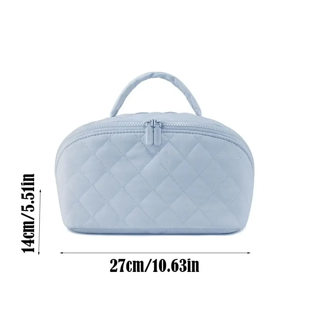 trousse de maquillage femme extra large, pliable et résistante à l'eau, pour cosmétiques et pinceaux