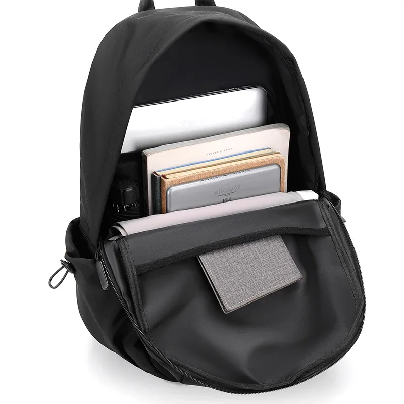 sac à dos durable pour hommes, résistant à l'eau, grande capacité, sac d'affaires et d'étudiant décontracté avec compartiment pour ordinateur portable, sac à dos pour l'école