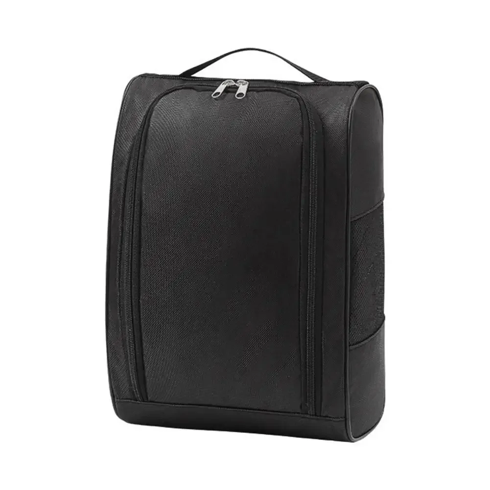 sac de transport portable pour chaussures de golf en tissu oxford, respirant, avec filet, étui de rangement pour chaussures de sport, idéal pour le football et le tennis.