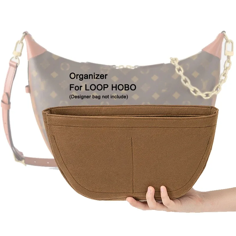 insérer le doublure d'organisateur de sacs pour le hobo de boucle, sac à main intérieur d'organisateur de sac à main de maquillage