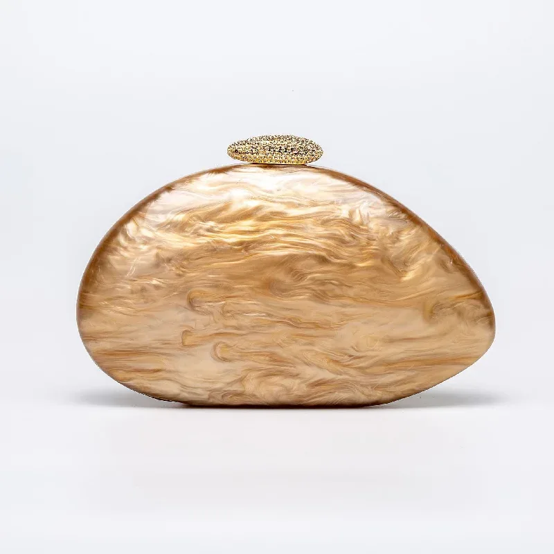sacs de soirée à bandoulière en acrylique, nouvelle forme spéciale, sacs à main de mariage, pochette à la mode, sac à bandoulière, coquille élégante, portefeuilles à main pour femmes