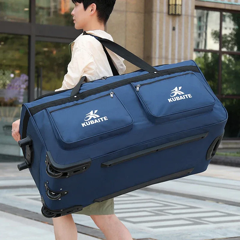 sac de voyage extra-large pour le travail, les voyages, les études, les déplacements professionnels, les vêtements, sac à roulettes, sac de déménagement avec roulettes