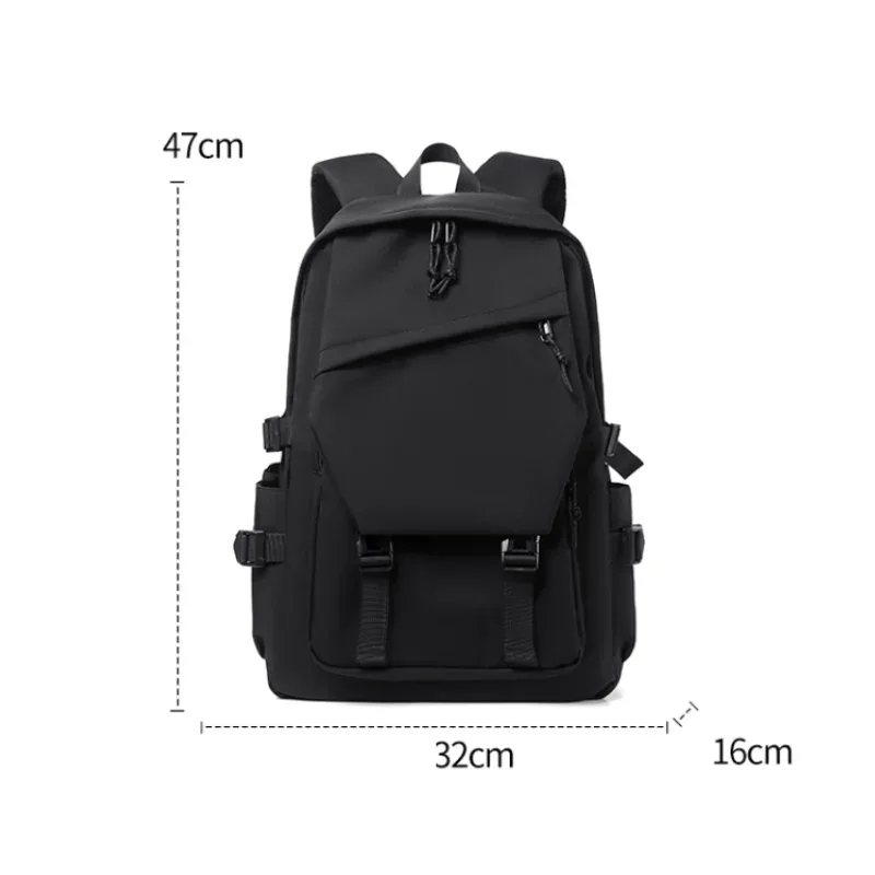 sac à dos simple de couleur unie, sac à dos de voyage, beaucoup d'espace de rangement, très adapté aux déplacements, à l'école, au travail et à sortir.