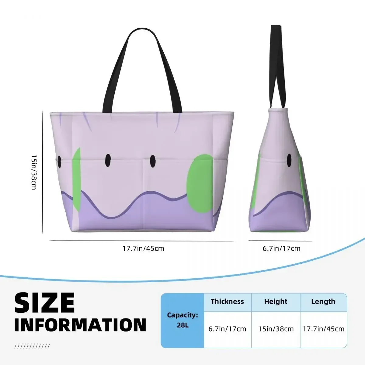 sac de voyage de plage goomy, sac fourre-tout personnalisable de grande capacité, cadeau d'anniversaire, motif multi-styles