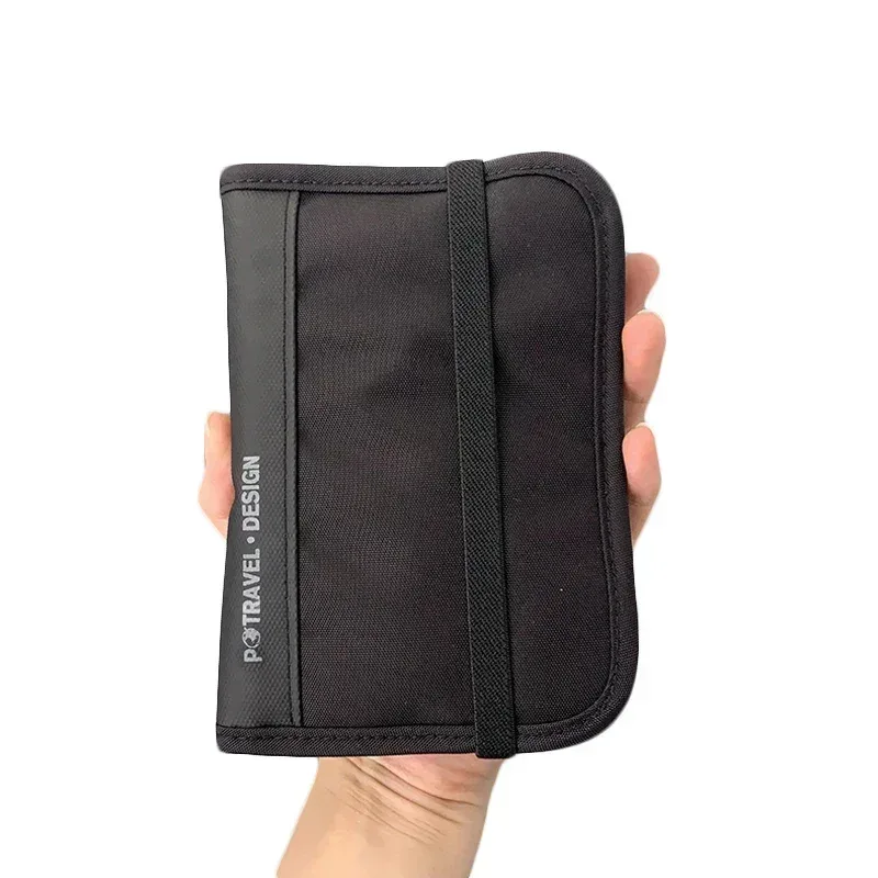 porte-passeport étanche, portefeuille de voyage multifonctionnel, petit portefeuille pour cartes de crédit, sac de rangement portable pour documents