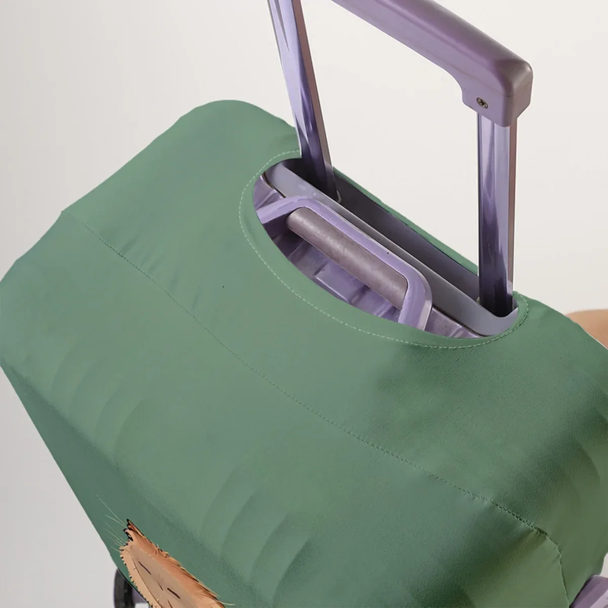 housse de protection pour bagages à motif animal, ensemble adapté aux bagages de 18 à 32 pouces, housse de poignée de valise, accessoires de voyage