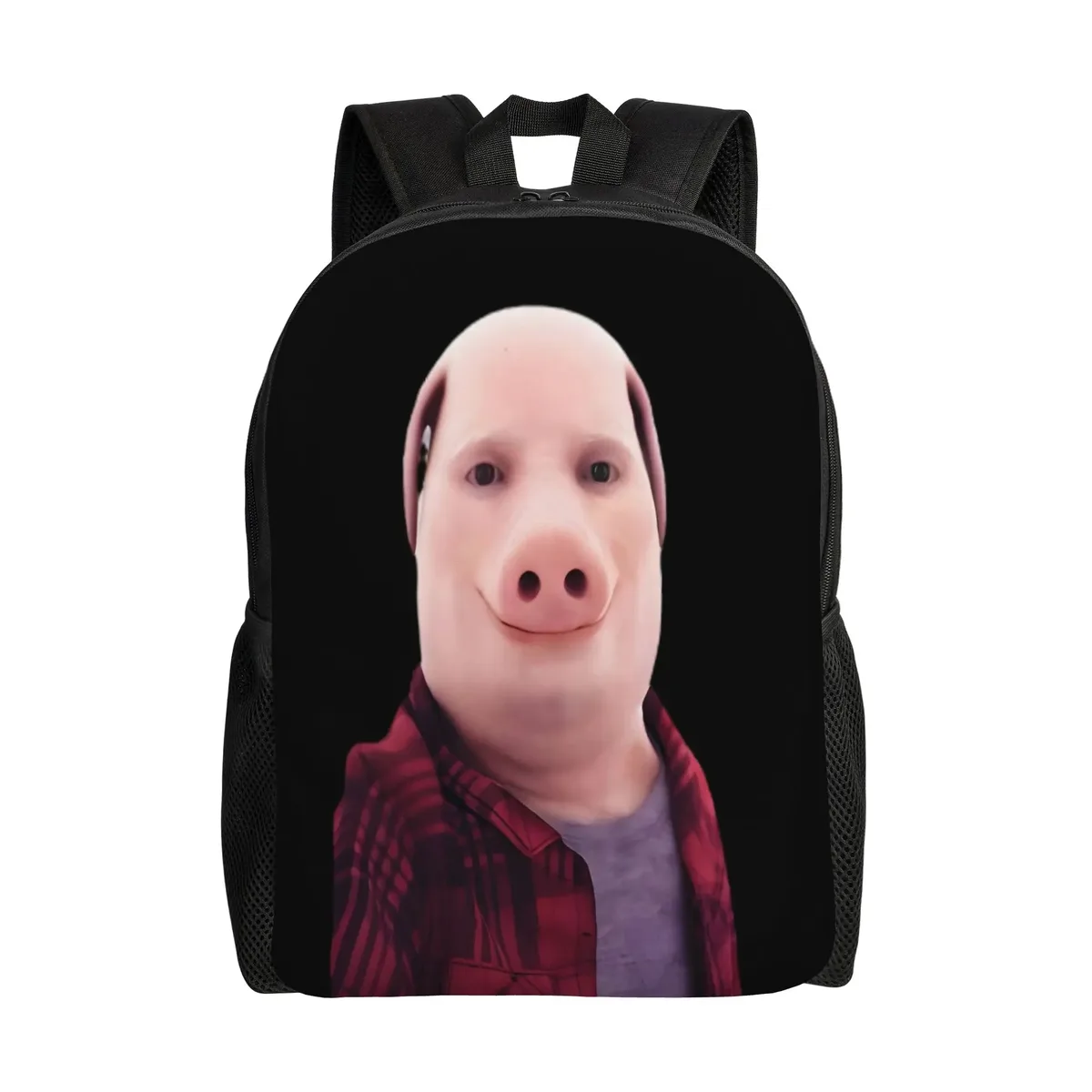 sac à dos fantaisie tung tung tung sahur john pork pour garçon, grands sacs d'école de voyage, sac à dos coloré