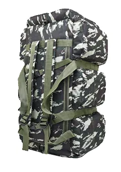 sac voyage sac sport camouflage noir vert olive bandes grises vertes sangle douce capacité grande