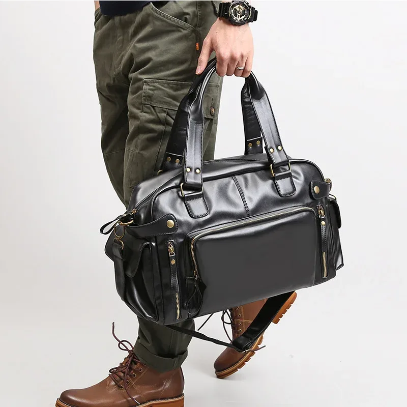 sac à main en cuir rétro anglais pour hommes, grands sacs messenger, sac à bandoulière de voyage pour hommes, marque de haute qualité, initié, xa158zc