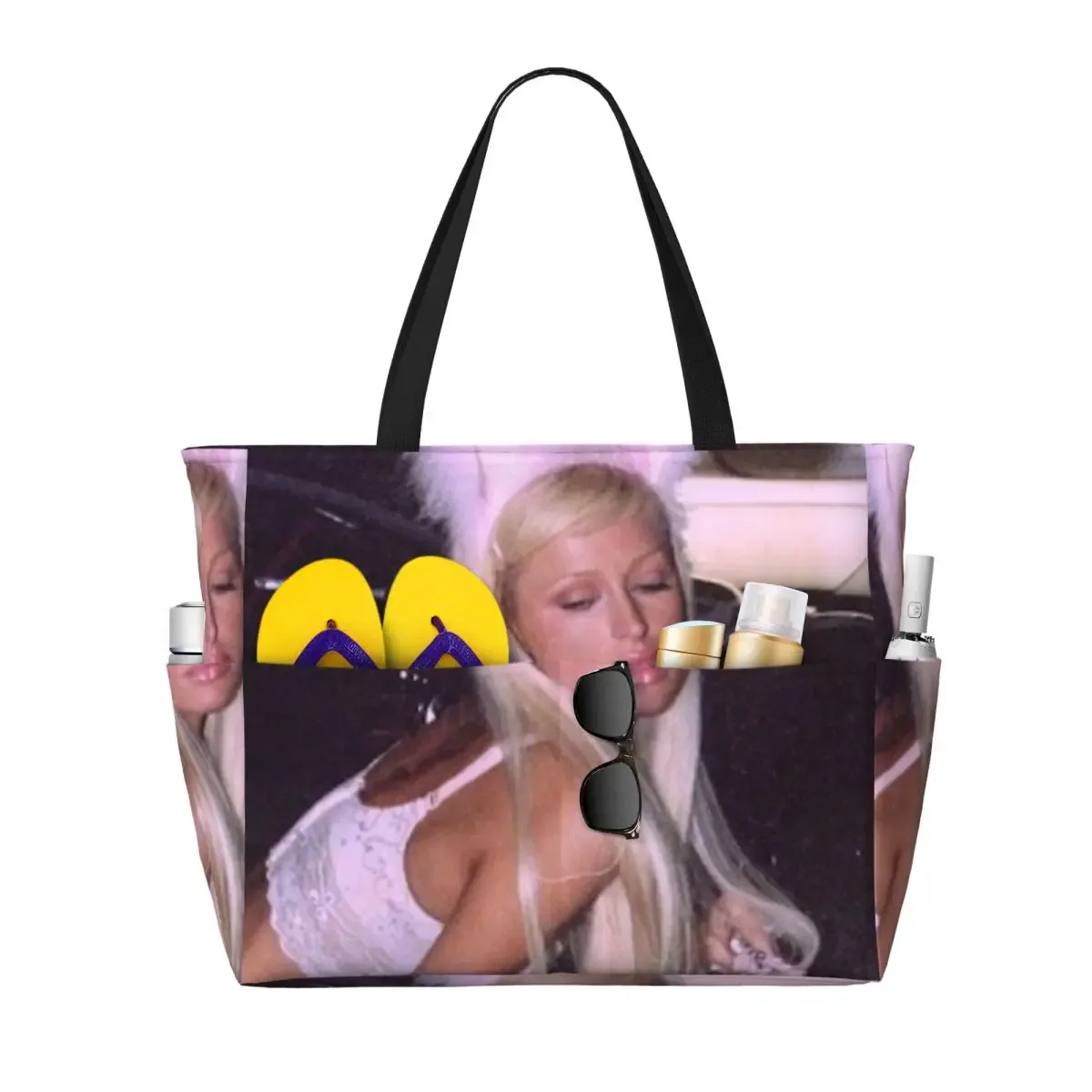 paris hilton plage sac fourre-tout sport gym yoga duffle grand sac fourre-tout femmes sac de voyage sac de fitness