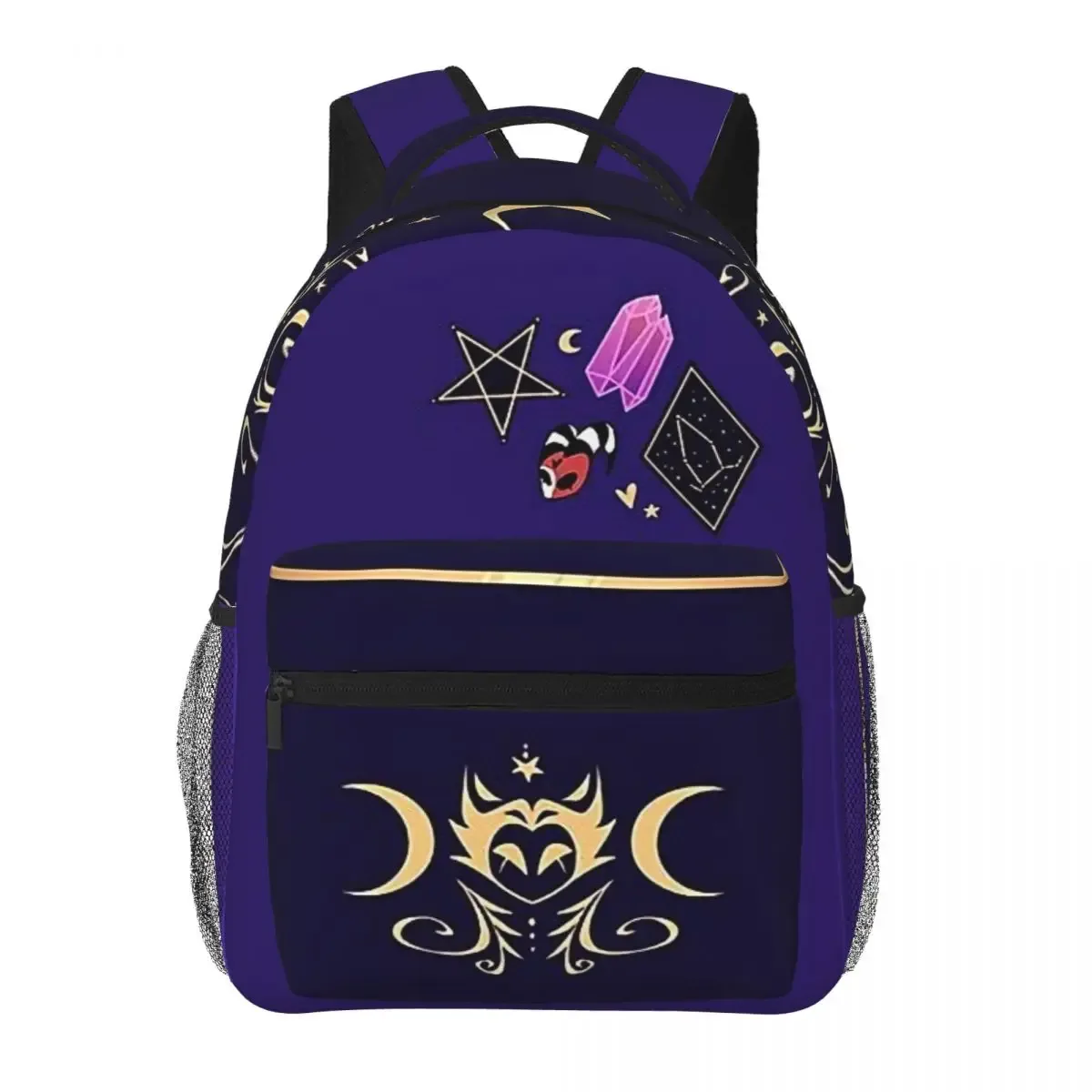 helluva boss - sac à dos stolas pour étudiants, sac d'école pour hommes et femmes, sacs en toile pour ordinateur portable 17 pouces