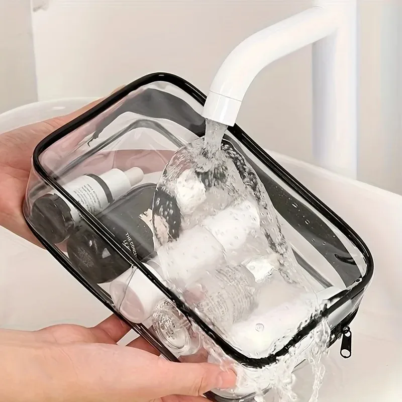 trousse de toilette et cosmétiques pour femme, grande capacité, facile à nettoyer, pour voyage et usage quotidien