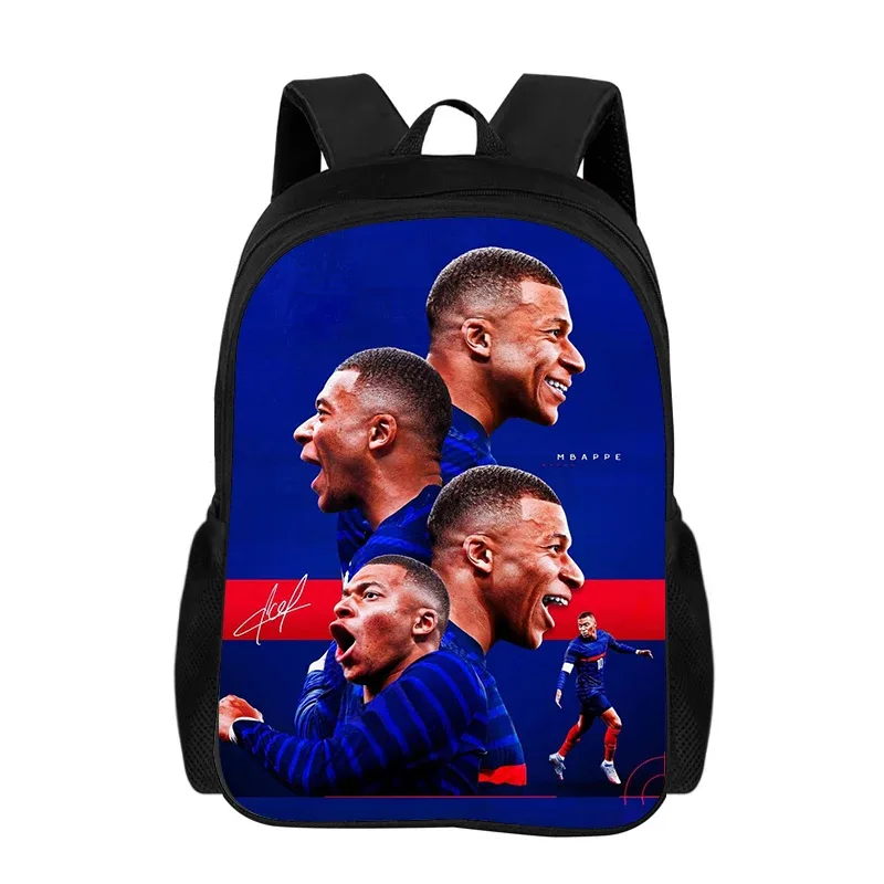 sac à dos m-mbappe pour l'école et les voyages, sac à dos pour enfant, sport de football, sac à dos pour enfants, sac à dos de star du football, cadeau