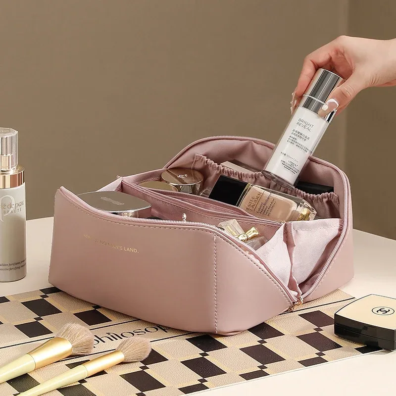 sac de rangement de cosmétiques, grande capacité, portable, ins, haut de gamme, célèbre sur internet, nouveaux cosmétiques de voyage, sac de rangement de produits de toilette
