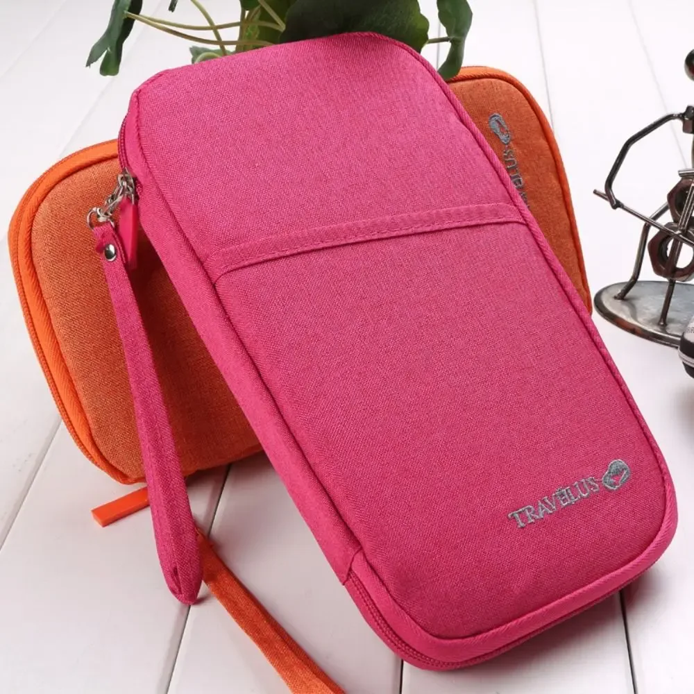 nouvelle pochette de voyage pour passeports, organisateur multifonctionnel pour billets et cartes rfid, idéal pour l'enregistrement à l'avion en famille, unisexe