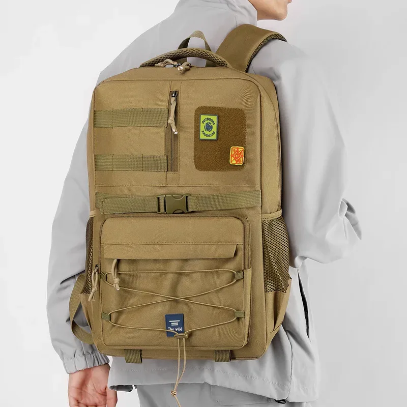 sac à dos tactique extérieur sport voyage randonnée camouflage sac à dos d'affaires de grande capacité