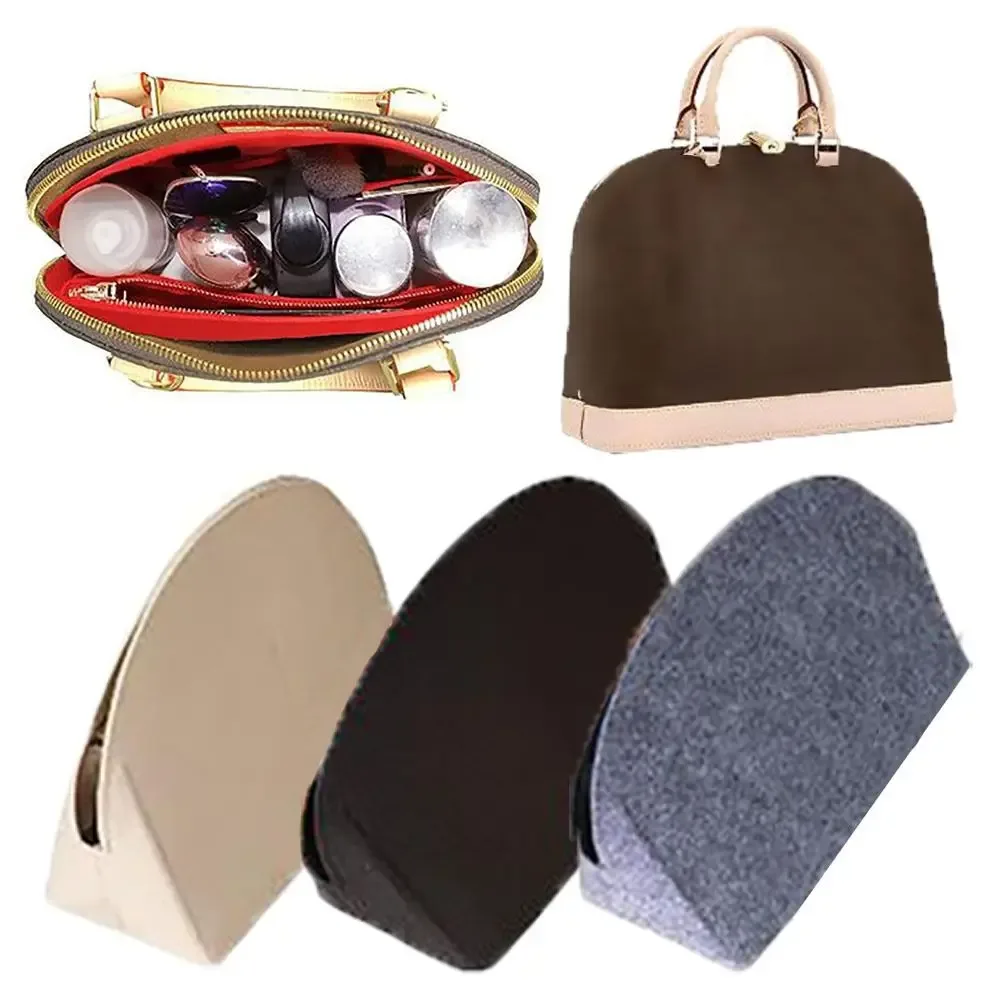 organisateur de sac portable en feutre de haute qualité pour lv alma bb – insert de sac, support et rangement pour sac à main