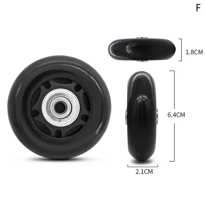 remplacement de roue de bagage pour valise, chariot à roulettes, accessoires de voyage, ceinture silencieuse durable, outils de réparation, 1 pièce