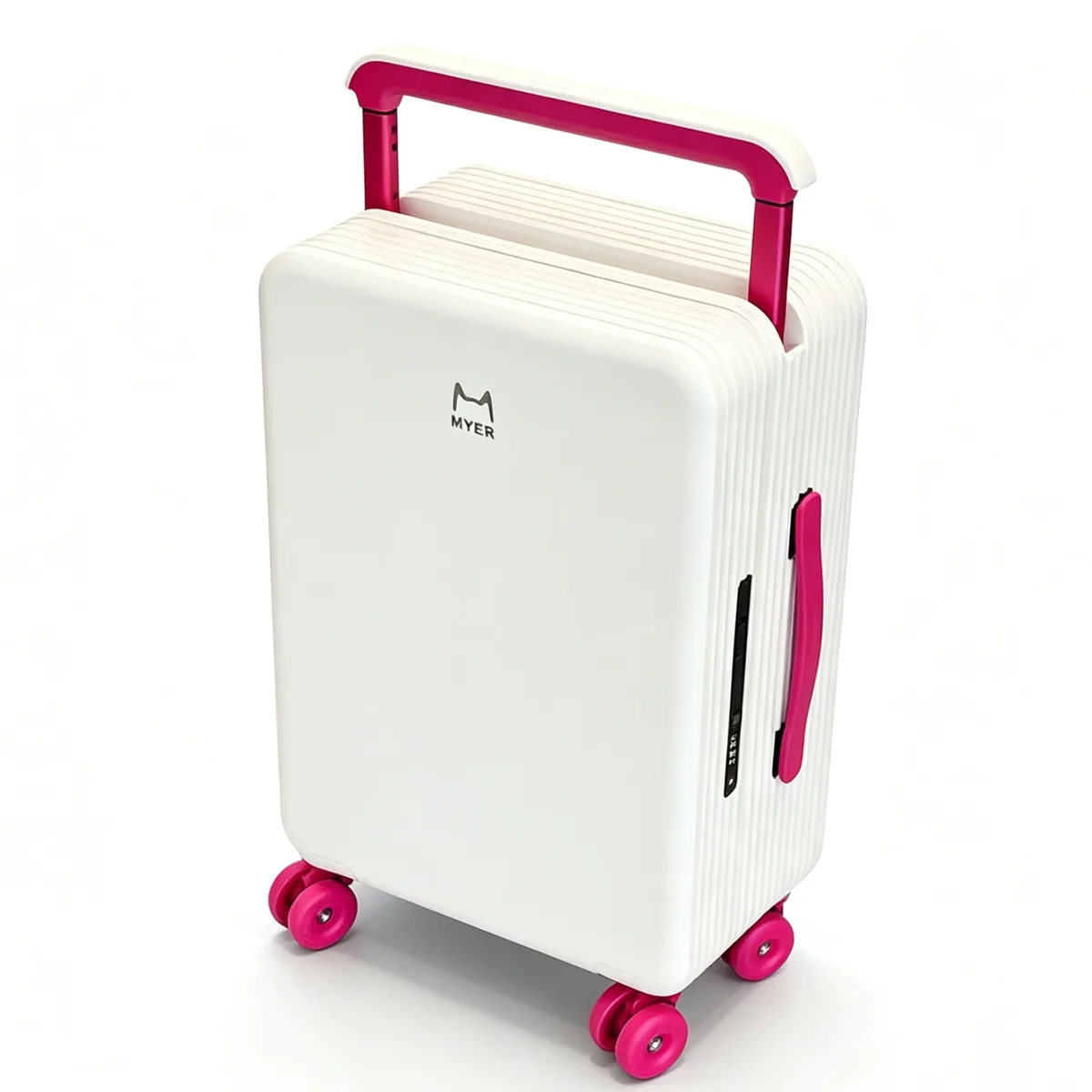 valise de voyage multi-couleurs tendance en polycarbonate rigide 20 pouces, bagage cabine pour femme, à roulettes, avec poignée large, compatible tsa