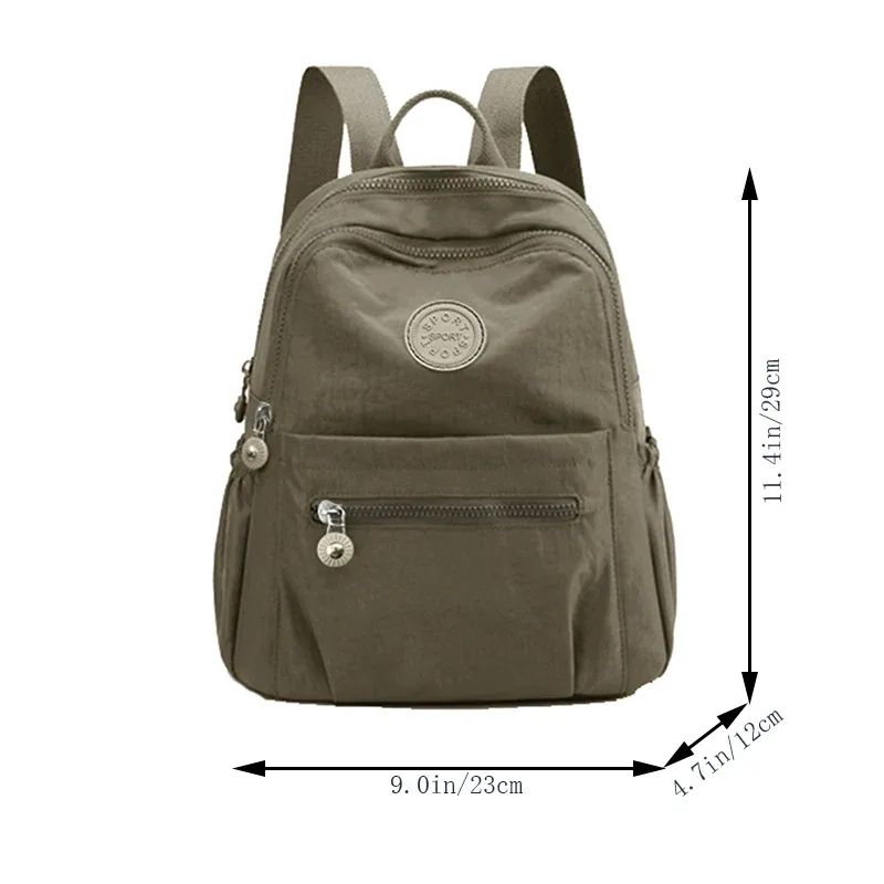 sac à bandoulière double, en tissu oxford à la mode, sac pour hommes et femmes, en nylon, sac à dos décontracté pour faire les courses.