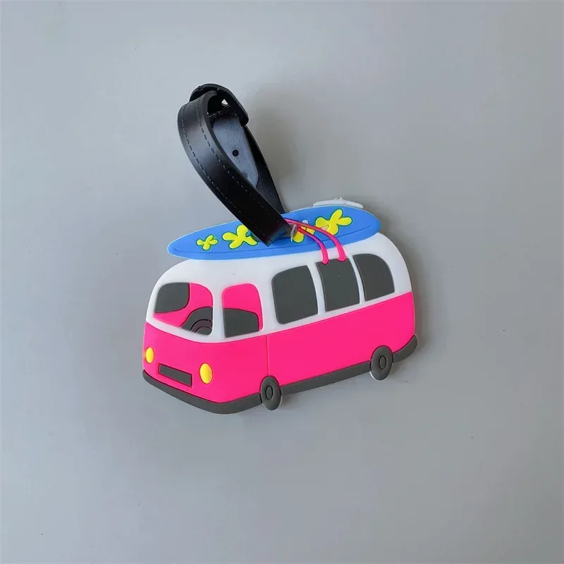 étiquette bagage pvc imprimés animaux couleurs variées voyage accessoires voyage lot unique motifs divertissement symboles vacances
