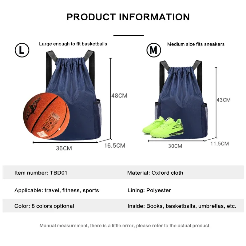 sac de sport étanche avec logo personnalisé, sac à cordon de proximité, sac de plage, natation, basket-ball, danse, yoga, motif personnalisé, nom imprimé