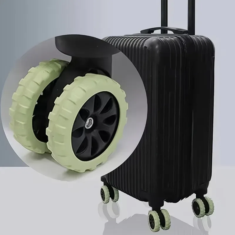 protector rouleau silicium silicone anti rayure bagage voyage noir bleu gris vert rose protection universelle accessoire travail transport
