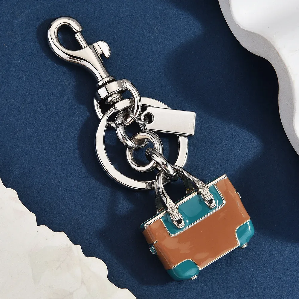 cadenas serrure tsa métal argenté gravure personnalisable voyage business amateurs voyage gifts miniature vintage enameled handbag shape keychain
