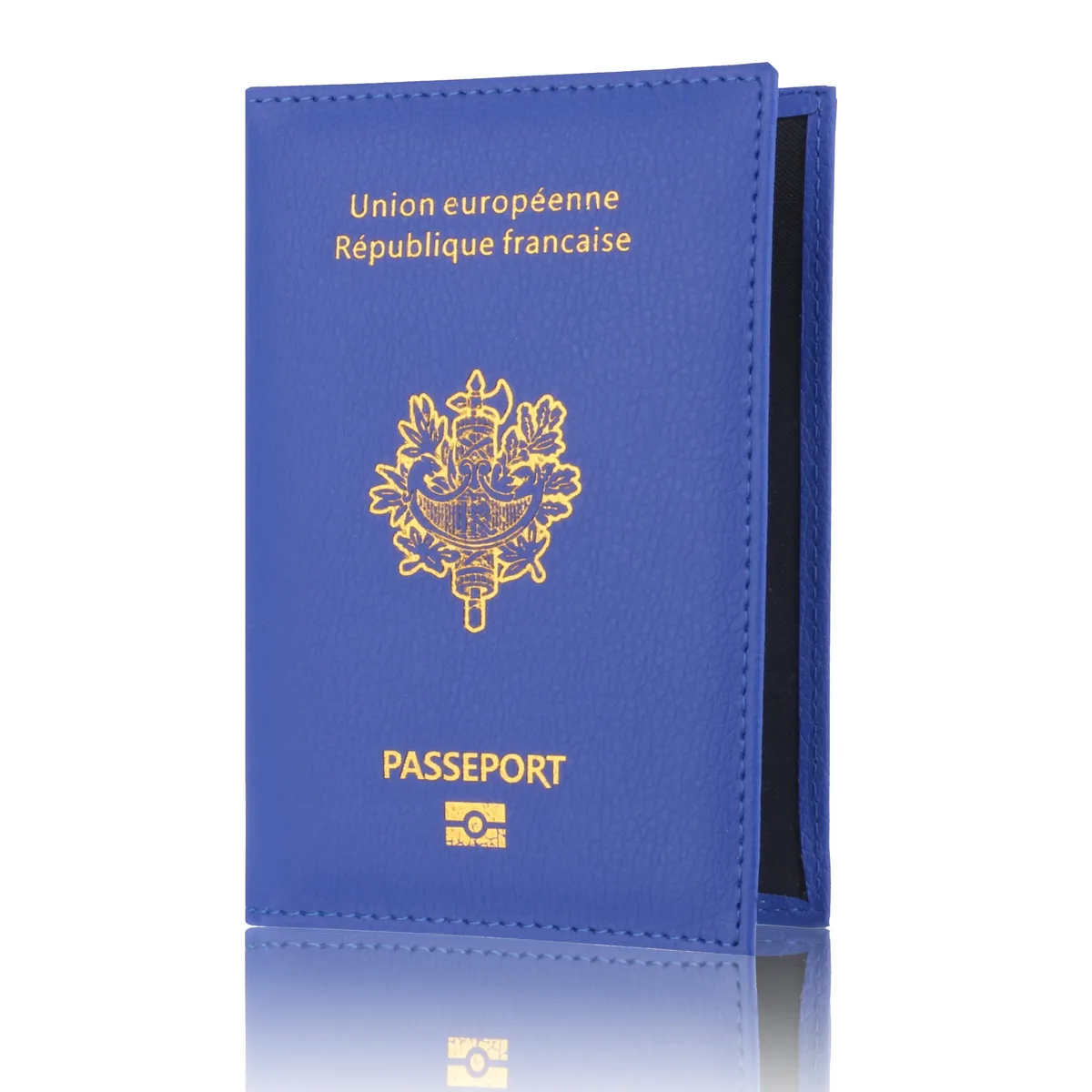 housse de protection pour passeport en pu de haute qualité, porte-cartes bancaires, porte-documents de voyage, mode homme et femme, étui portefeuille pour passeport français