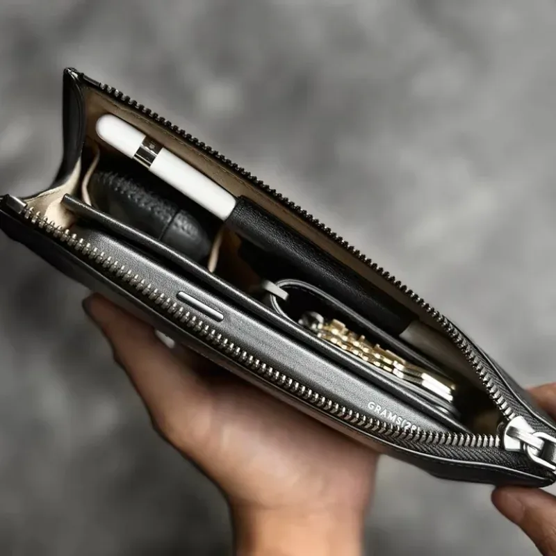 sac à main en cuir de luxe pour homme 109 essential case