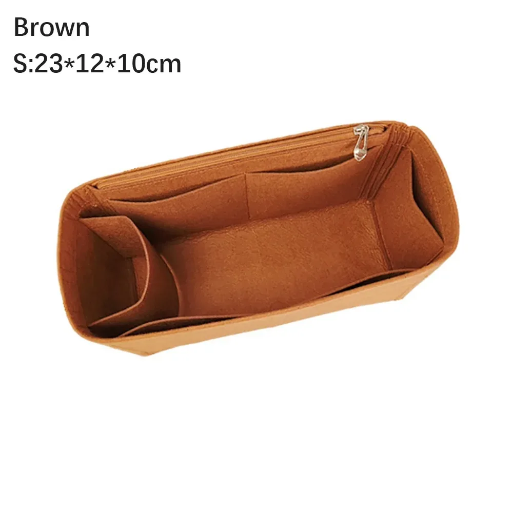 sac à main en feutre simple, sac de rangement, support de sac, doublure de sac portable, multi-poches, sac interne de voyage pour birkin25/30/35