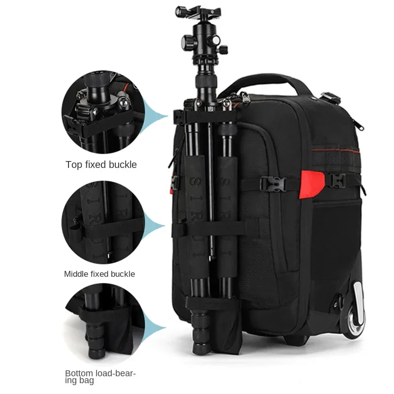 sac à dos professionnel pour appareil photo sr, valise de voyage trolley, photographie, vidéo, photo, appareil photo numérique, bagages