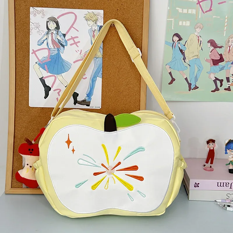 sac à bandoulière grande capacité apple 2026, nouveau sac à dos portable contrasté pour les trajets quotidiens, sac de rangement tendance et décontracté