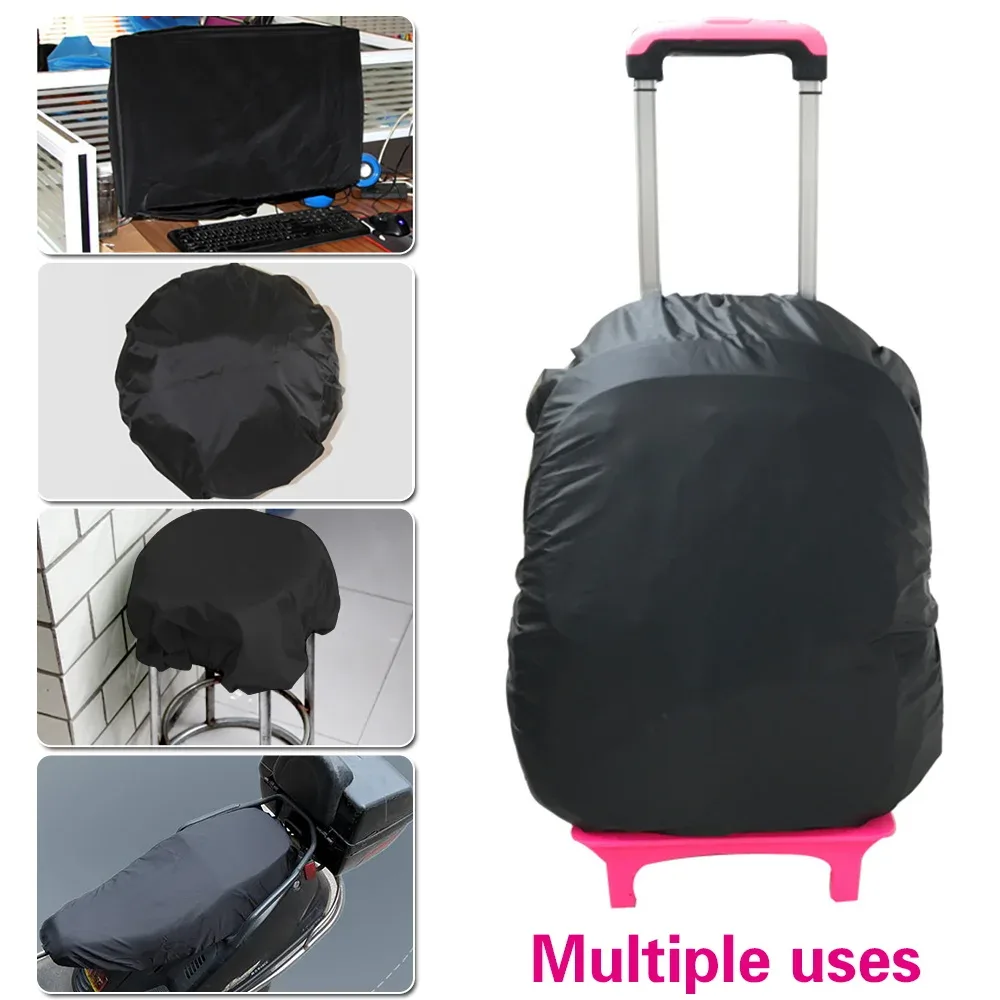 housse de pluie imperméable pour sac à dos 20-70l, motif fleurs roses et lettres, pour sports de plein air, cyclisme, sécurité, mode, camping, randonnée