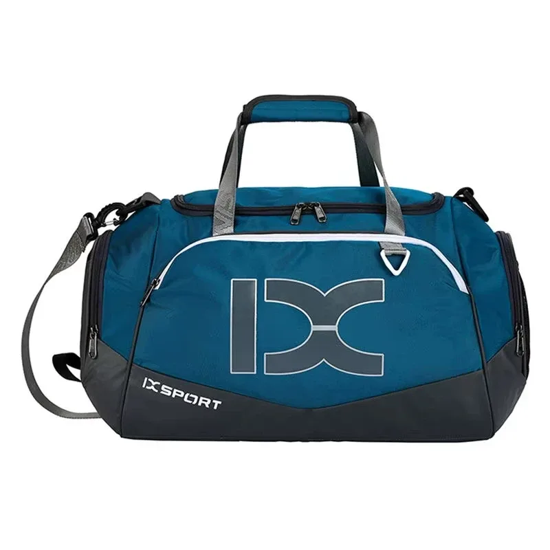 sac de sport de voyage avec compartiment à chaussures indépendant, séparation sec/humide, sac à main, sac bandoulière, sac de voyage