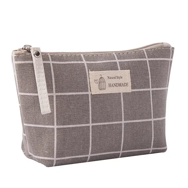 nouveau femmes voyage sac cosmétique toile portable fermeture éclair sacs de maquillage femme sacs à main trousse à crayons articles de toilette stockage sac de lavage chaud