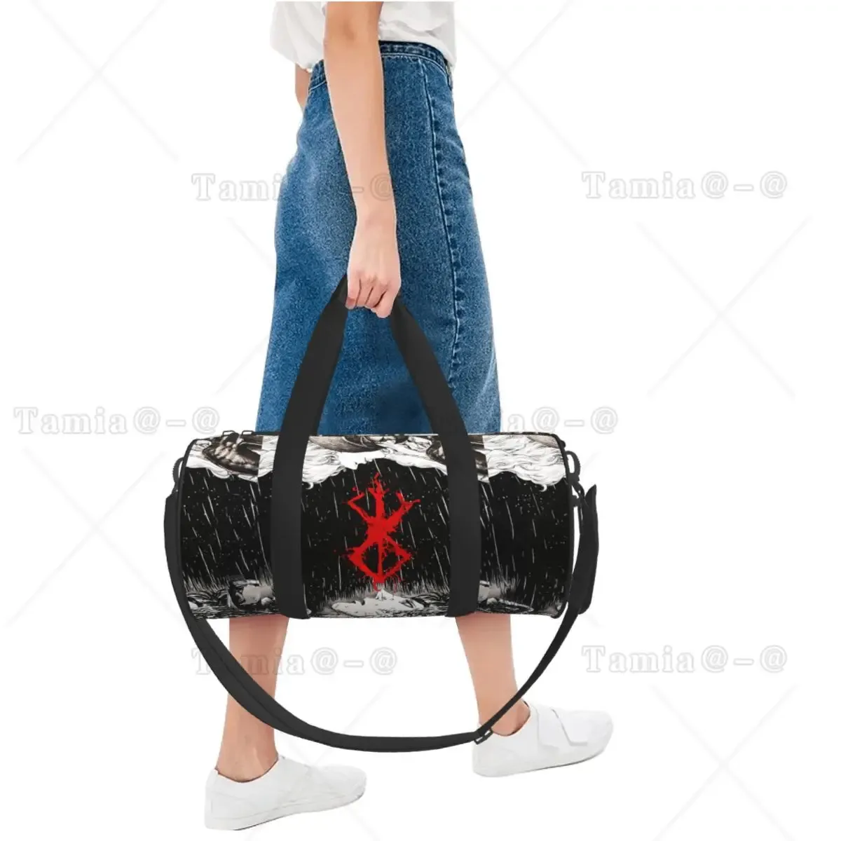 bereserk-sac de sport étanche avec poche pour homme et femme, anime japonais, sac à dos de voyage, sac de week-end, sac de sport de natation