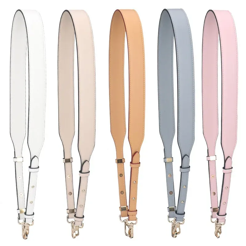 sac en cuir pu de 3.5cm de large, multicolore, long sac à bandoulière réglable, sangle en cuir, ceinture, accessoire de sac de haute qualité